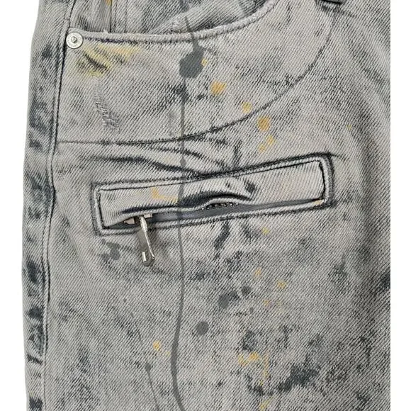 Hudson jeans Blinder V2 Biker distressed skinny gray size 29 - Picture 4 of 9